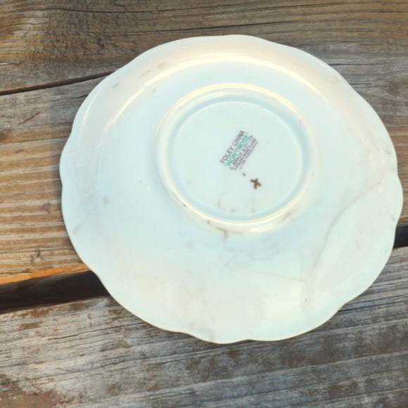 Antique Victorian Floral Bouquet Saucer Plate - Picture 5 of 5